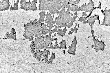 Soyut eski duvar dokusu. Siyah ve beyaz desenli arkaplan   