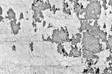 Soyut eski duvar dokusu. Siyah ve beyaz desenli arkaplan   