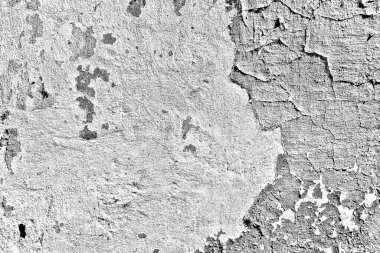 Soyut eski duvar dokusu. Siyah ve beyaz desenli arkaplan   