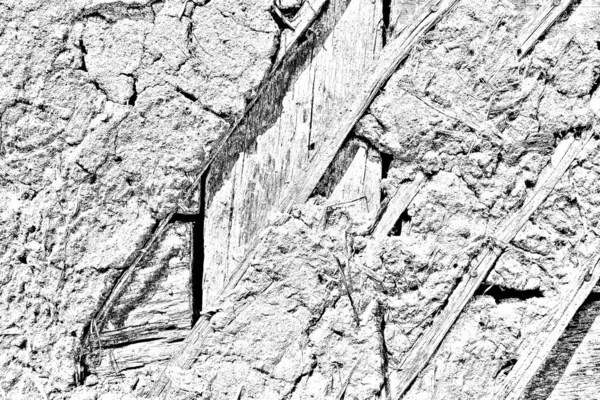 Abstrakte Alte Wandtextur Schwarz Weiß Strukturierter Hintergrund — Stockfoto
