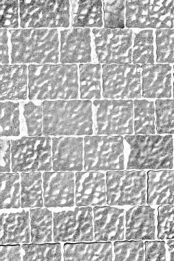 Kaldırım dokusu. Siyah ve beyaz desenli arkaplan. 