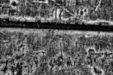 Çizik ve çatlaklarla metal doku