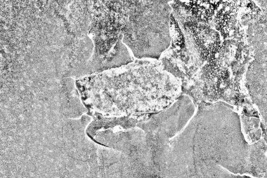 Dökülen boya paslı metal dokusu