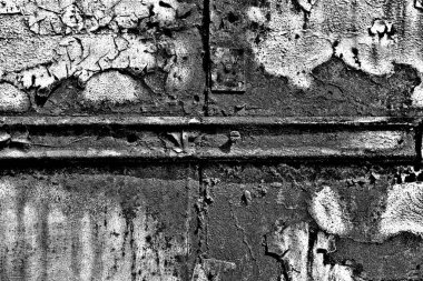 Dökülen boya paslı metal dokusu