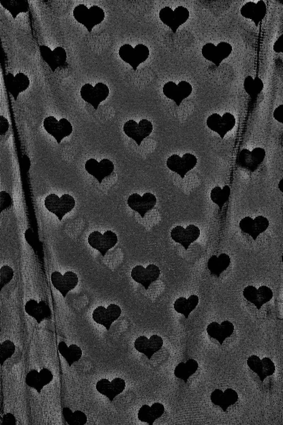 Сердца Назад Черно Белый Текстурированный Фон — стоковое фото