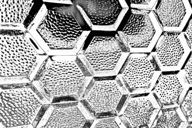 Arkaplan desenli cam dokusu