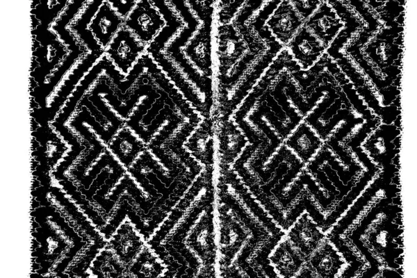 Hutsul Patterns Black White Textured Background — Stock Photo, Image