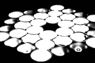 Soyut arkaplan. Monokrom dokusu. Siyah ve beyaz desenli arkaplan