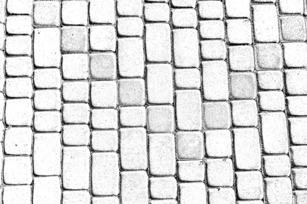 Pavement Texture Black White Textured Background — Stock Photo, Image