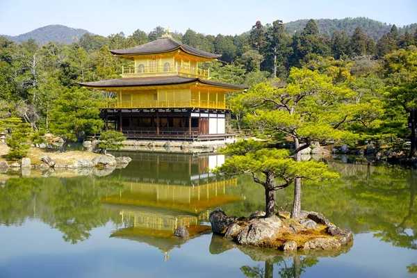 Kinkaku-ji Su Yansıtıyor 