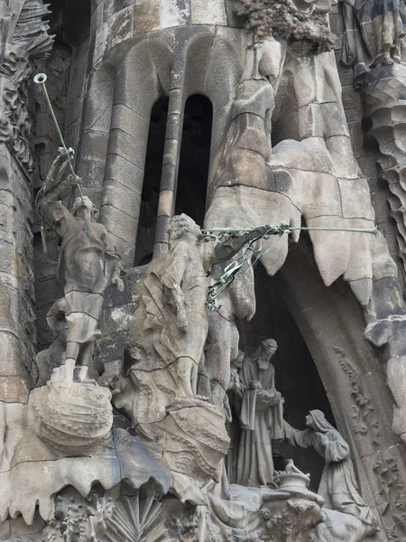Angeles trubači Sagrada Familia — Stock fotografie