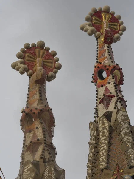 Torres da Sagrada Família — Fotografia de Stock