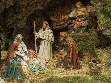 Bebek İsa'nın Doğum Noel sahne