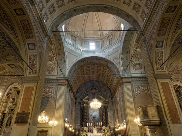 Ship and altar of Ajaccio Cathedral — Stock Photo, Image