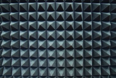 Kayıt stüdyosu ses akustik köpük. 