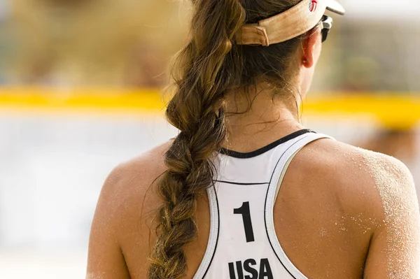 Volleyballerin — Stockfoto
