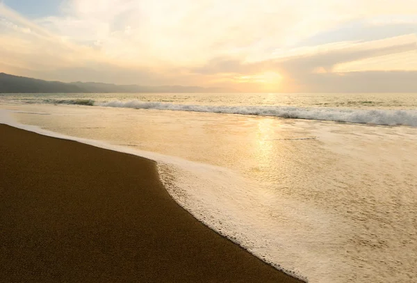Oceaan Sunset Beach — Stockfoto