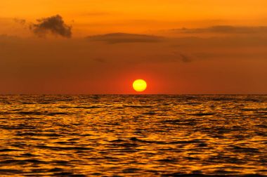 okyanus sunset horizon