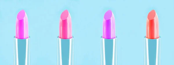 Läppstift Kvinnors Mun Läppavtryck Kosmetika Och Make Skönhet Koncept — Stockfoto