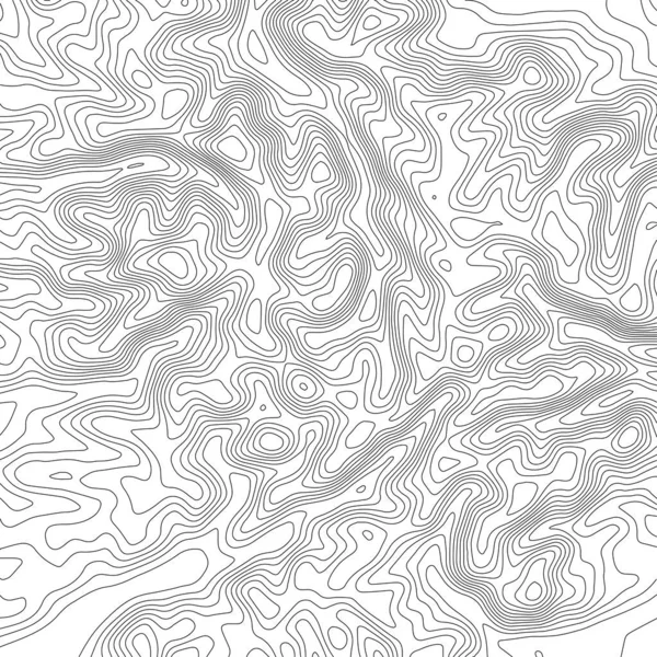 Topografische Kaart Lijnen Achtergrond Abstracte Illustratie Vector — Stockvector