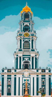 Rusya Federasyonu 'ndaki eski Christian Bell kulesi.