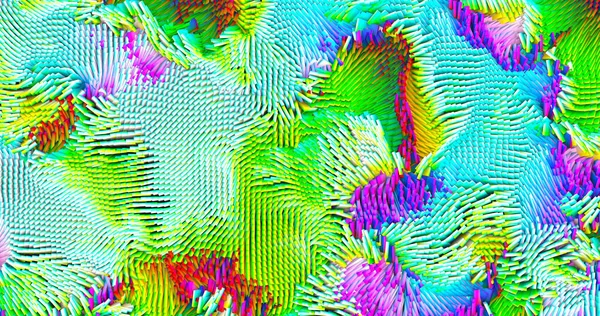 Soyut Bileşim - Renk Şekilleri. 3d Hazırlama.