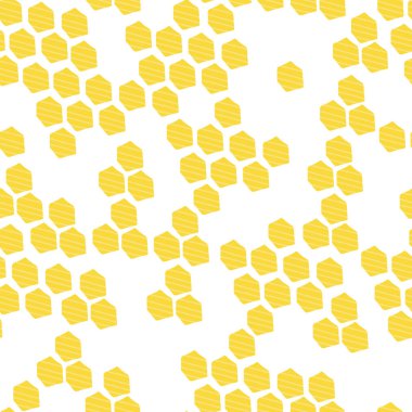 Bal peteğiyle kusursuz desen. Bebek arkaplanı çok şirin..