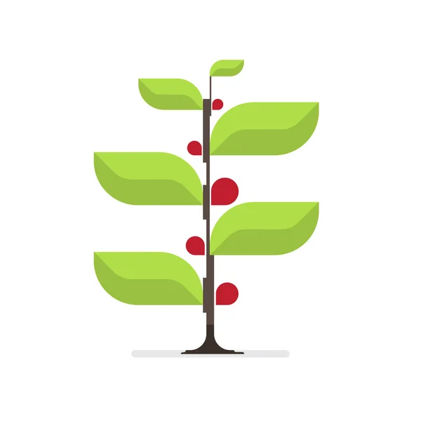 Design del logo della giornata forestale. 21 marzo. illustrazione vettoriale . — Vettoriale Stock