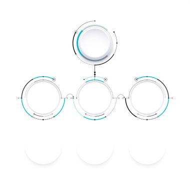Infographic diyagramı şablonu tasarım basit tasarımı. simgesi 