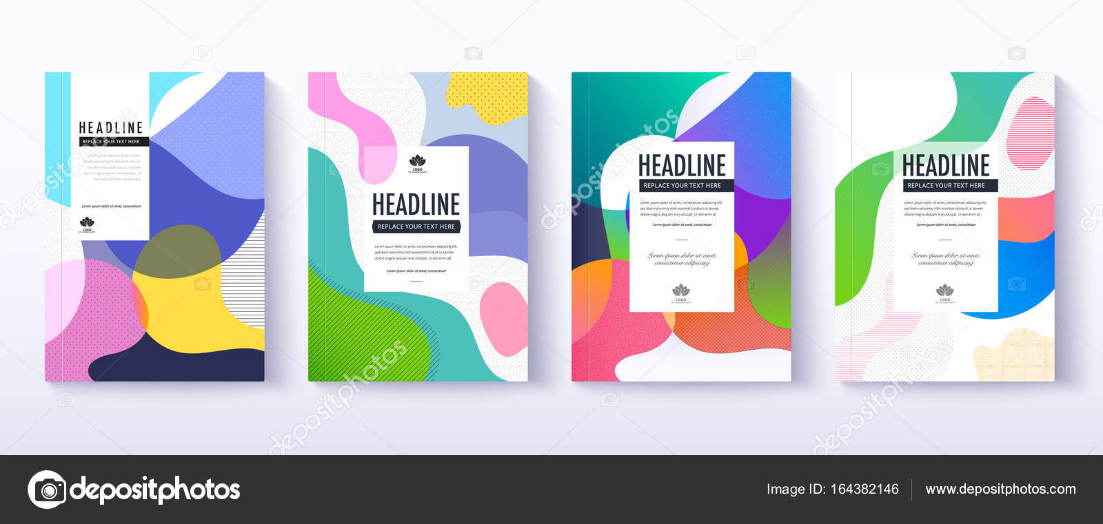 fluid book cover design annual report cover template stock report cover template