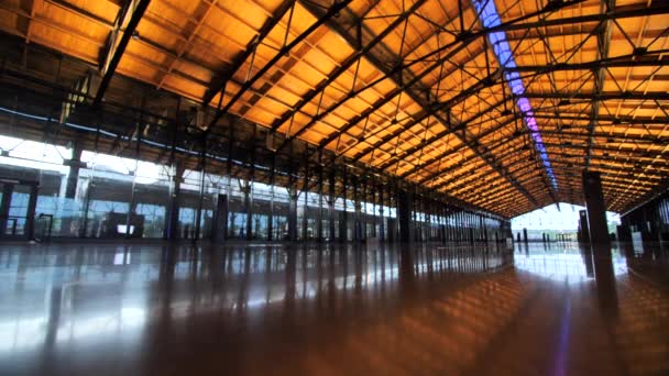 Interior Estación Richmond Main Street Cuando Pasa Tren Virginia — Vídeo de stock