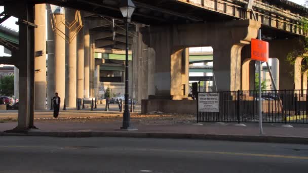 Richmond Interstate Rail Road Lower Angle Virginia — Stock video