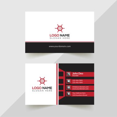 Modern Profesyonel İş Kartı Şablonu, Basit İş Kartı Tasarım Şablonu, Şirket Kartı Tasarımı, Renkli İş Şablonu, Yaratıcı İş Kartı, Düzenlenebilir İş Kartı, Soyut İş Kartı