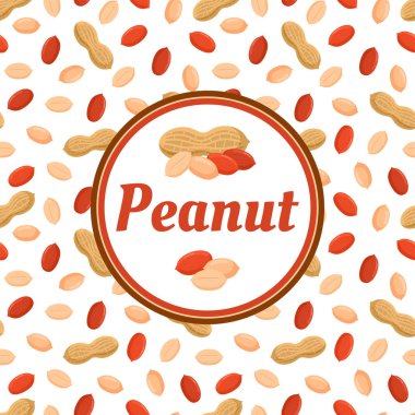 Fıstıklı şablon ve afiş, ambalaj, poster için kusursuz arkaplan. 