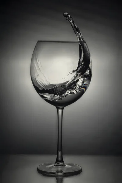 Glass Dynamic Water — Stock Photo, Image