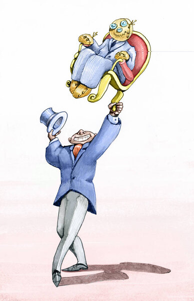 политическое кукольное гофрирование
