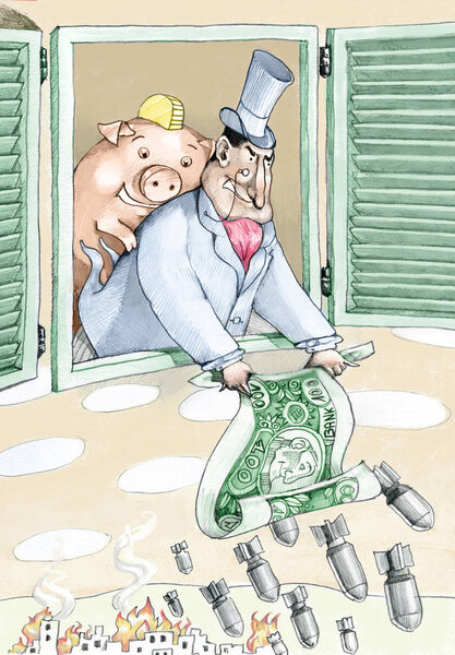 bombs given away by capitalism