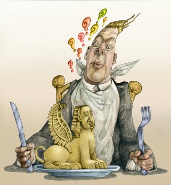 Sfenks bilmece bilinmeyen gıda