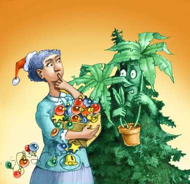 köknar iyi Noel dilek