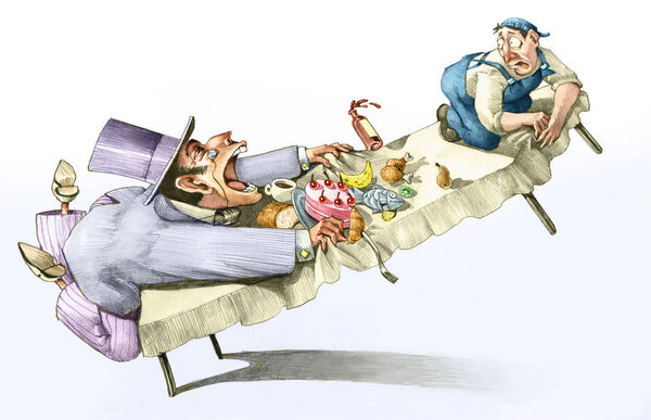 капиталистическая алчная жадность рабочих
