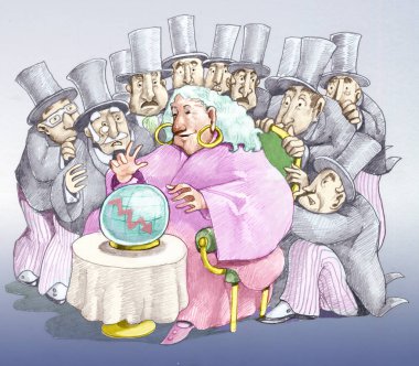 Ekonomik tahminler politik karikatür