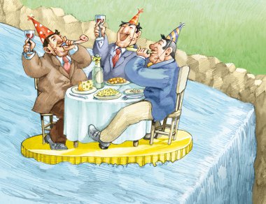 sorumsuz tüketim politikası karikatürü