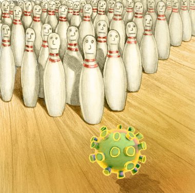 epidemic bowling clipart