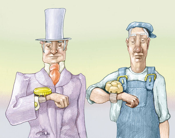 время для богатых и бедных
