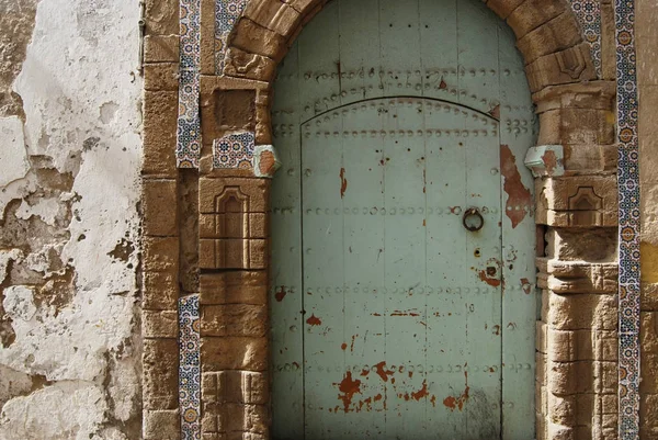Riad puerta vieja — Foto de Stock