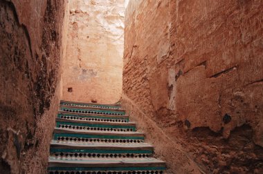 Merdivenlerde El Badi Palace