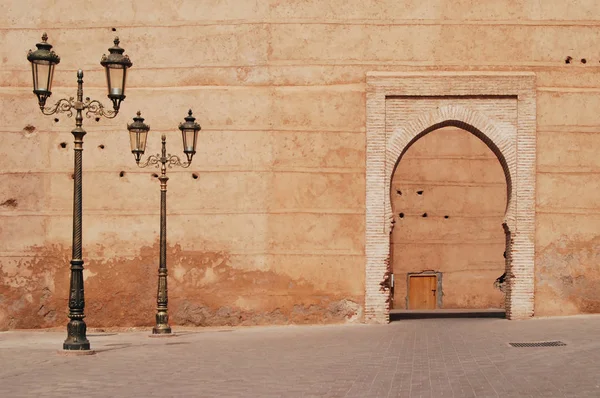 Архітектура в Медіні, міста Марракеш, Марокко — стокове фото