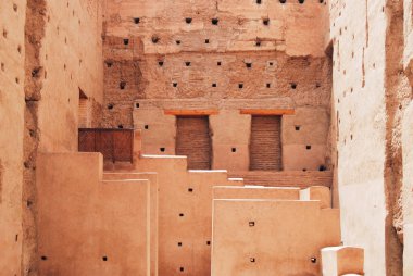El Badi Palace, Marakeş'te tarihi sitesi