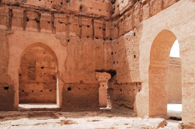 Marakeş'te El Badi Sarayı kalıntıları