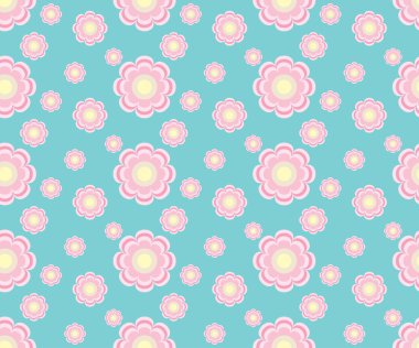 şirin sorunsuz çiçek desenli çiçek